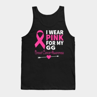 I Wear Pink For My GG Ribbon Family Love Tank Top